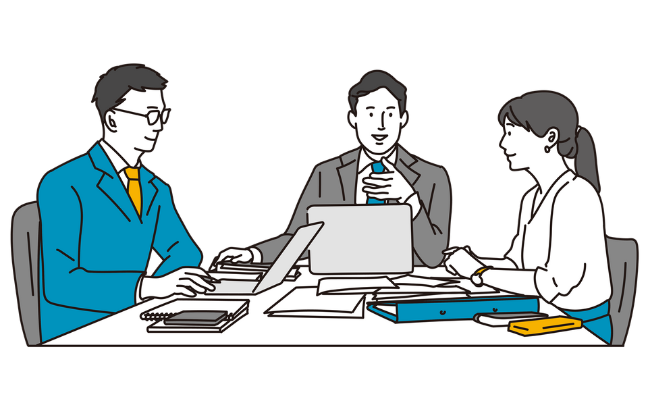 派遣会社のサポートがある